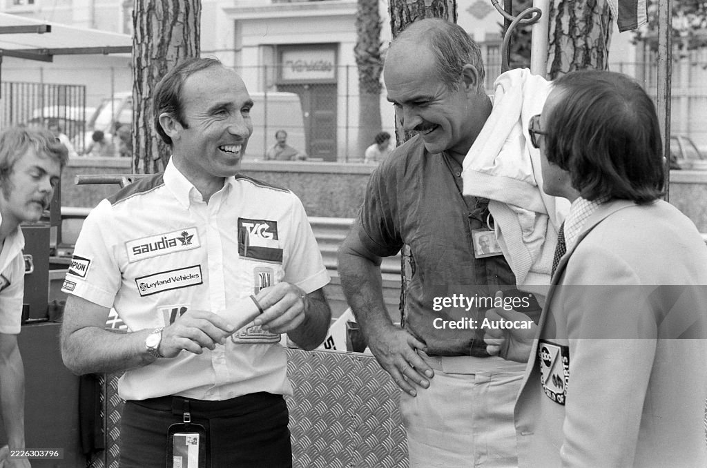 Sean Connery and Frank Williams at Monaco GP