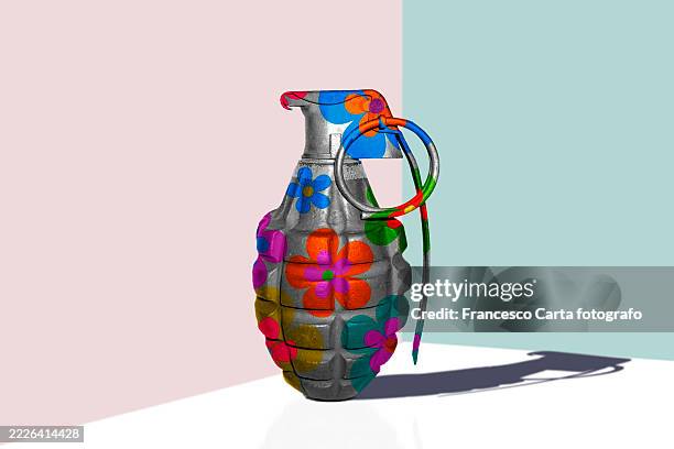 peace concept - hand grenade stock pictures, royalty-free photos & images