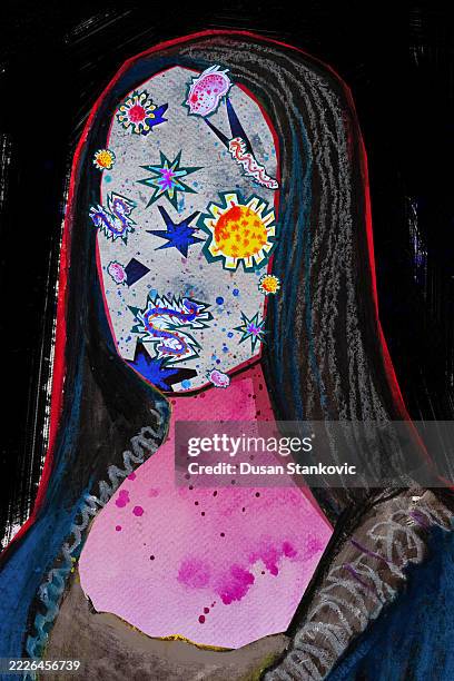 ilustrações de stock, clip art, desenhos animados e ícones de overthinking and germaphobia - organismo acidófilo