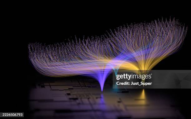 artificial intelligence machine learning large language model ai technology - artificial neural network stock pictures, royalty-free photos & images