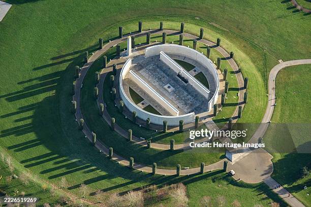 The Armed Forces Memorial at the National Memorial Arboretum, Staffordshire, 2022. Creator: Damian Grady.