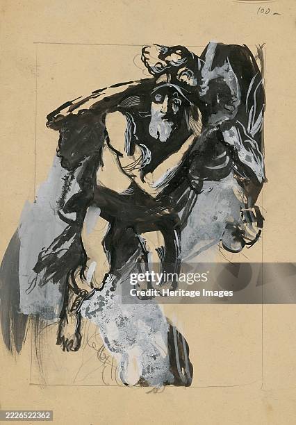 Atlantis in a helmet, 1940-1944. Creator: J·n Nov·k.