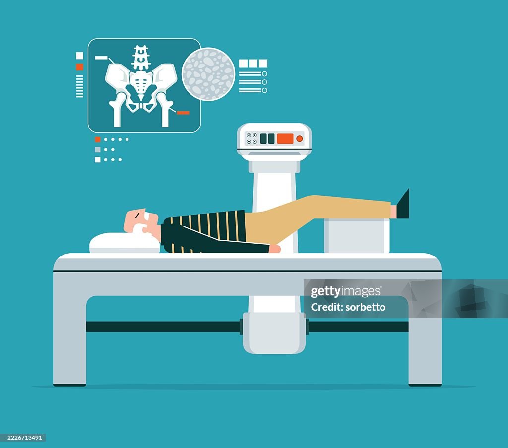 Bone Density Scan - Senior men