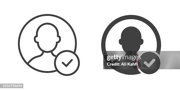 User thin line and glyph solid icon. Editable stroke and perfect pixel isolated on transparent background User thin line and glyph solid icon. Editable stroke and perfect pixel isolated on transparent background