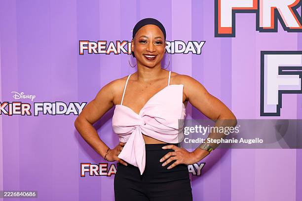 Monique Coleman at the "Freakier Friday" New York Special Screening held at Hudson Square Theater on July 28, 2025 in New York, New York.