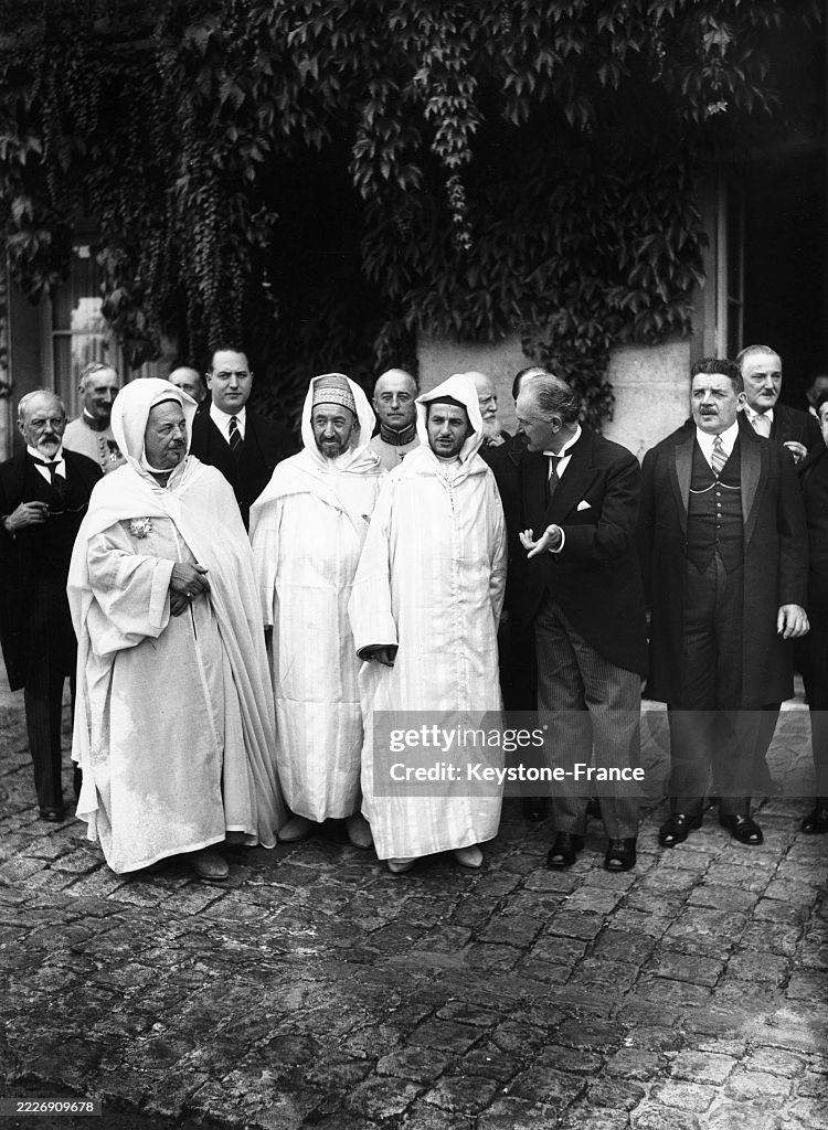 Le sultan du Maroc à Rambouillet en 1932