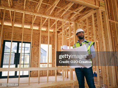 Construction Worker on a Work Site Construction Worker on a Work Site