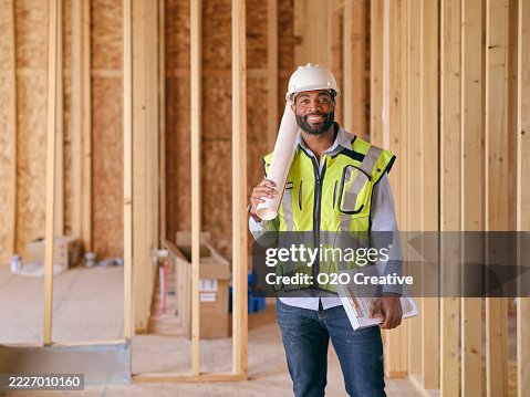 Construction Worker on a Work Site Construction Worker on a Work Site