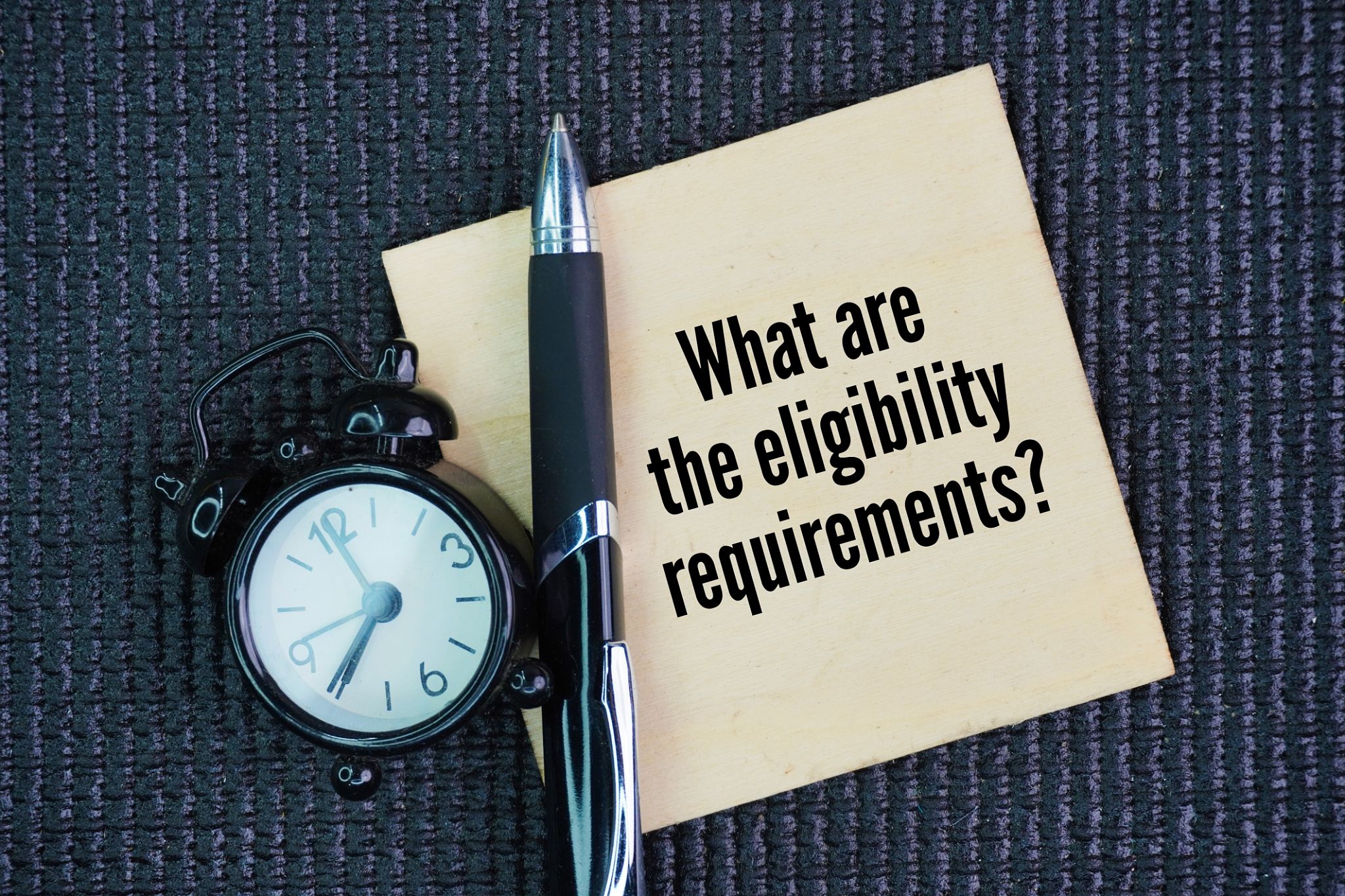 eligibility criteria