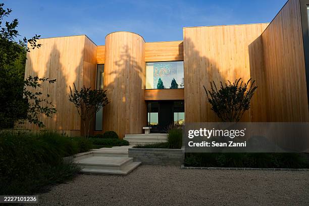 Atmosphere at Cheryl & Philip Milstein host Dînatoire at their Hamptons residence in celebration of Joel Mesler ahead of his exhibition, Miles of...