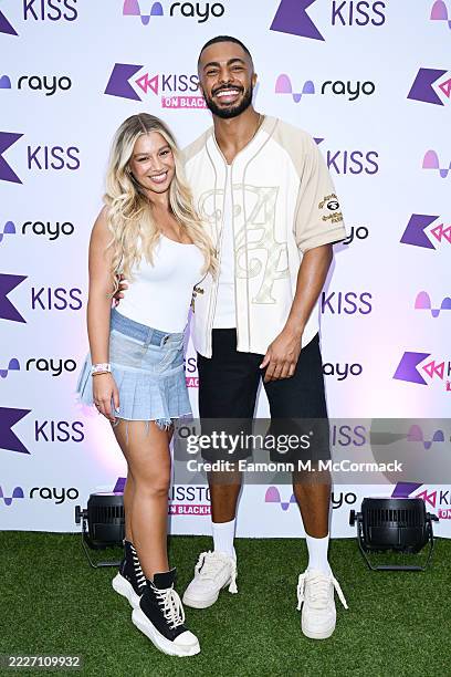 Molly Rainford and Tyler West during "Kisstory" Blackheath Live on July 26, 2025 in London, England.