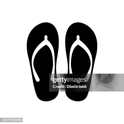 Slippers pair solid icon Slippers pair solid icon