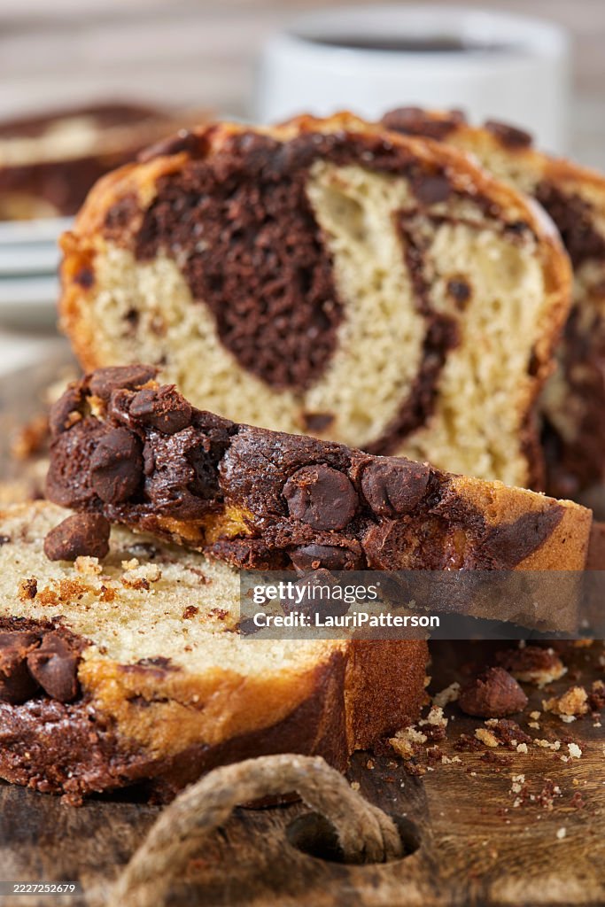 Marble Loaf Coffee Cake