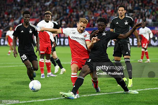 Stadium Galgenwaard , season 2025 / 2026 , Europa League football , Second qualifying round 2nd leg , match between FC Utrecht and Sheriff , FC...