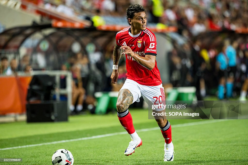 Benfica Rchard Rios Richard Rios of SL Benfica in action during the Portuguese Super Cup ...