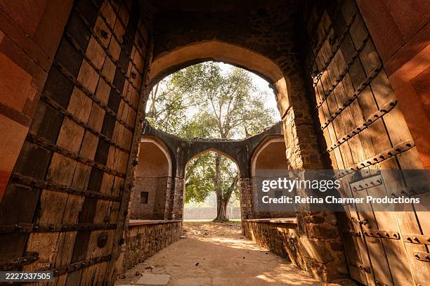 humayun’s tomb complex, new delhi, india - humayun tomb stock pictures, royalty-free photos & images