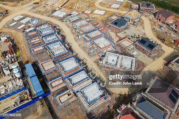 housing foundations - hertfordshire stock pictures, royalty-free photos & images
