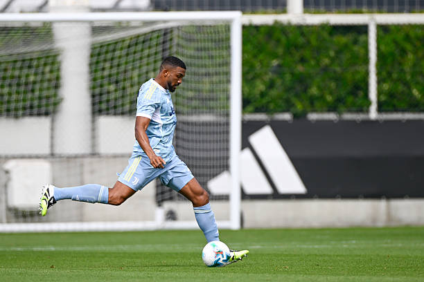 Gleison Bremer of Juventus during the pre-season friendly with Reggiana at Jtc on August 2, 2025 in Turin, Italy.