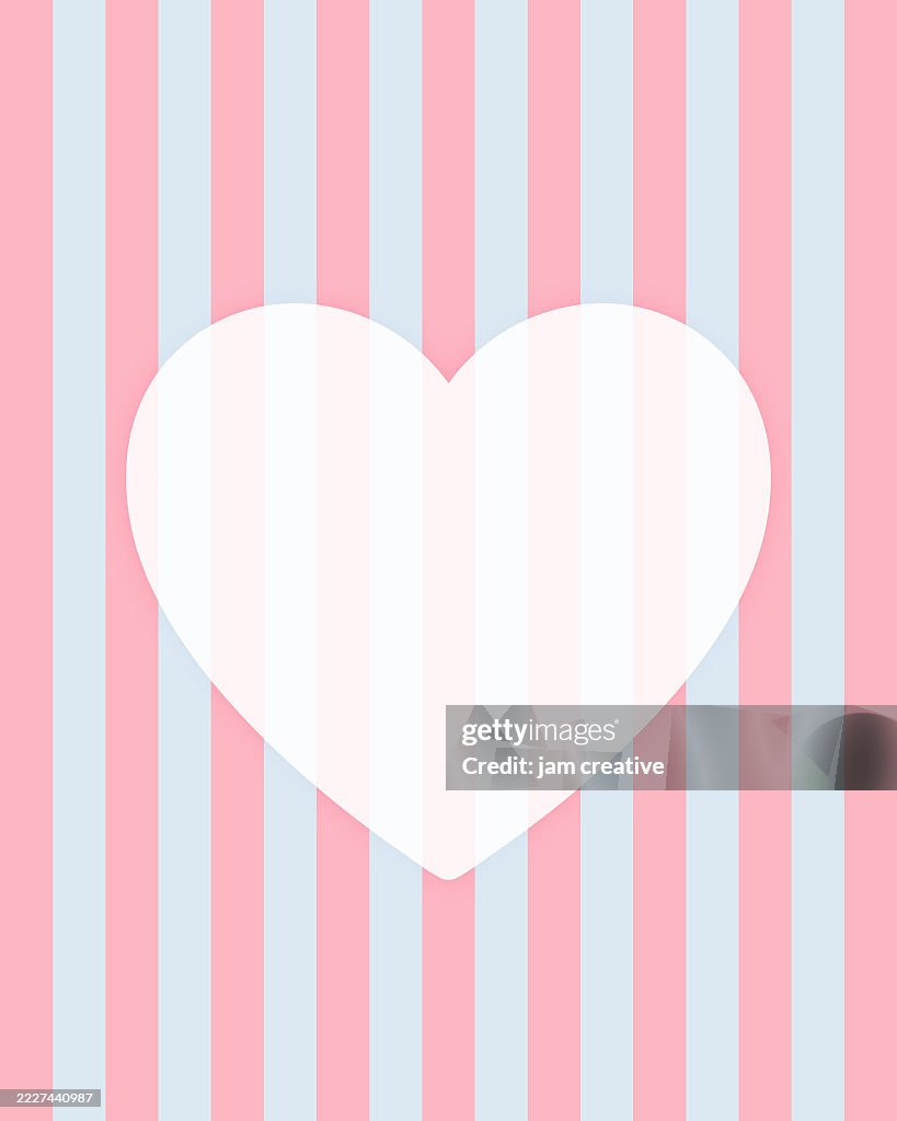 Herz-Symbol-leere Grußvorlage