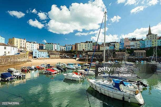 Summer afternoon at Tenby Harbour.