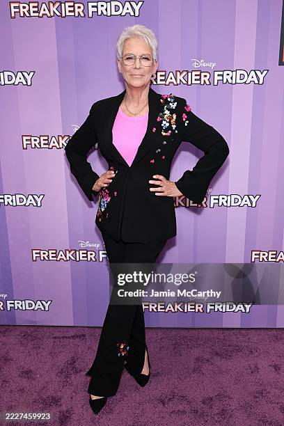 Jamie Lee Curtis attends the Freakier Friday NYC Special Screening on July 28, 2025 in New York City.
