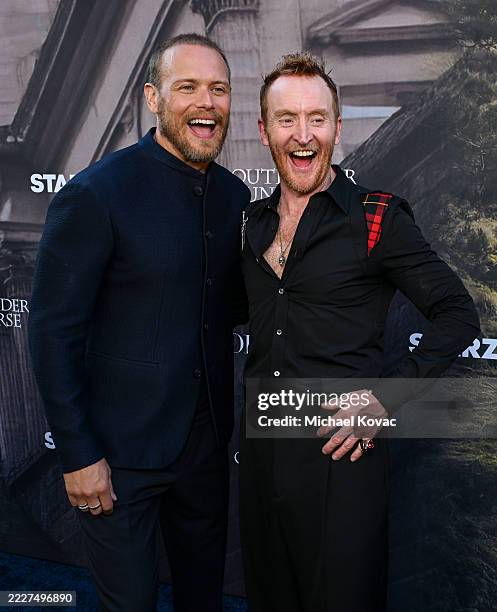 Tony Curran Roots Sam Heughan and Tony Curran attend the
