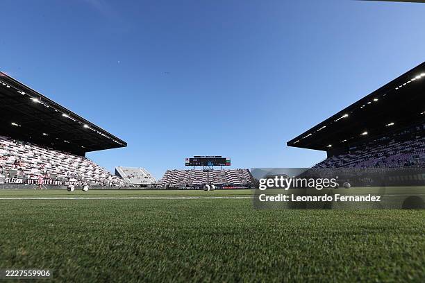 General view of Chase Stadium prior to the Leagues Cup Phase One match between Inter Miami CF and Club Necaxa at Chase Stadium on August 2, 2025 in...