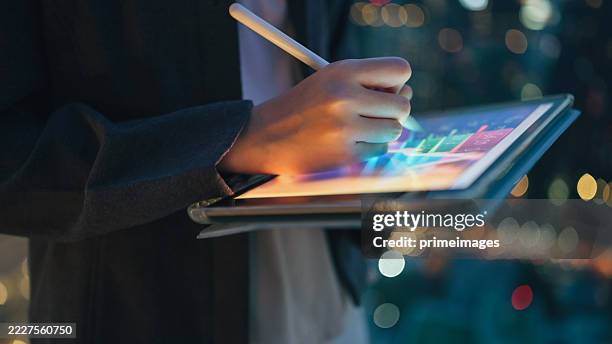 concept display data graphs secure data management, developing trading algorithms, or cybersecurity oversight in digital systems big data security, programming for financial markets - marktonderzoek stockfoto's en -beelden