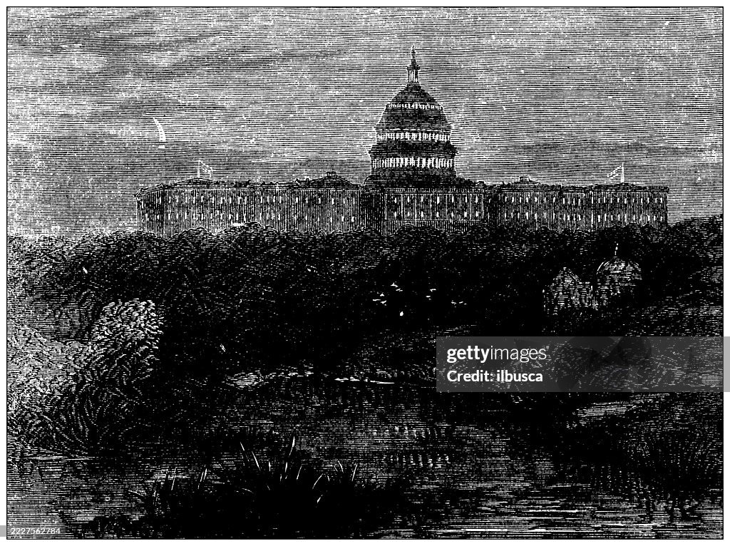 Washington, Capitol at Night