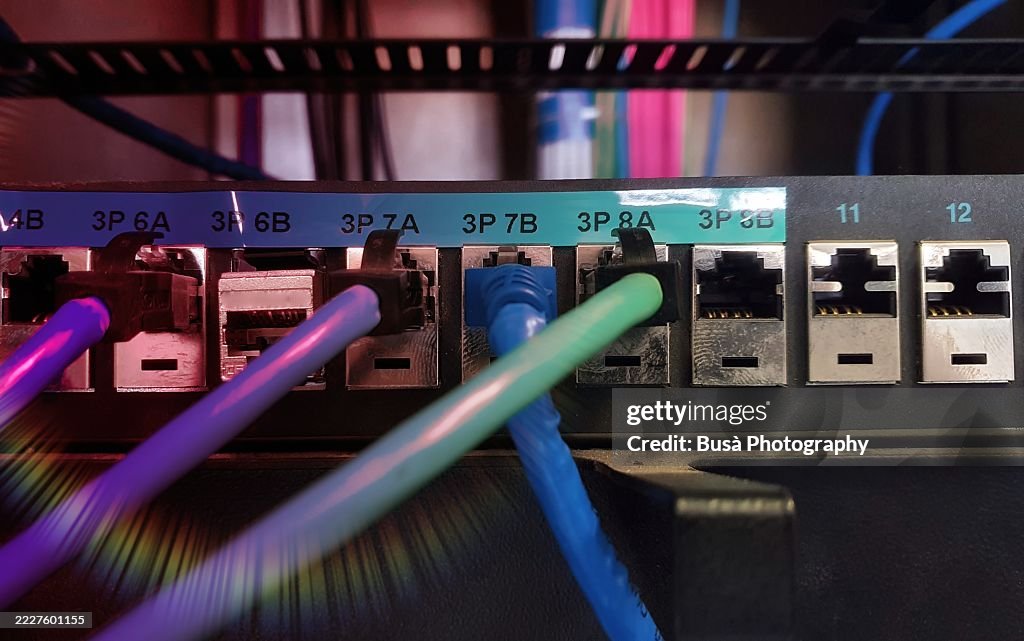 Wires and cables for internet connection