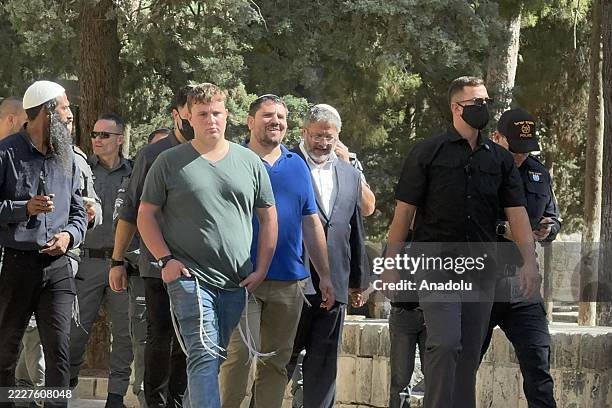 Israel's far-right National Security Minister Itamar Ben-Gvir led a large group of illegal settlers in a provocative march and mass incursion into...