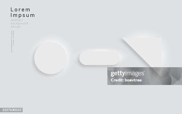 3d geometric button background - round button stock illustrations