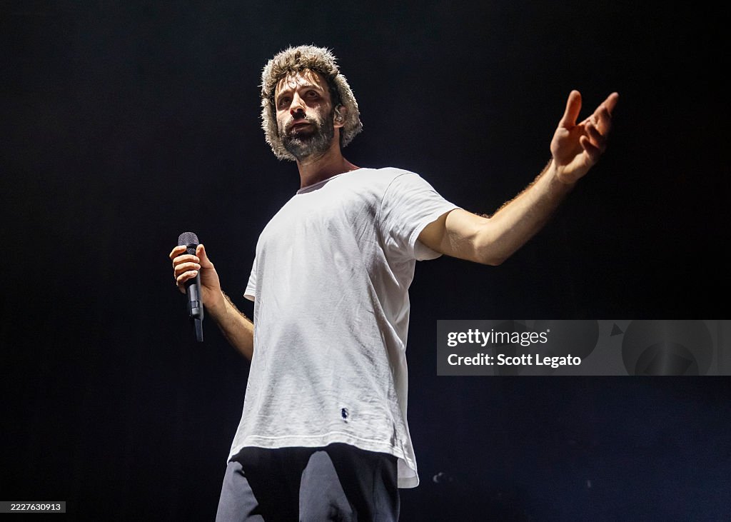 Ajr Rapper Jack Met of AJR performs on stage during the Somewhere in the Sky ...