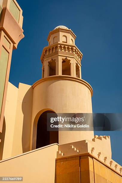 qatar, doha old town architecture - doha stock pictures, royalty-free photos & images
