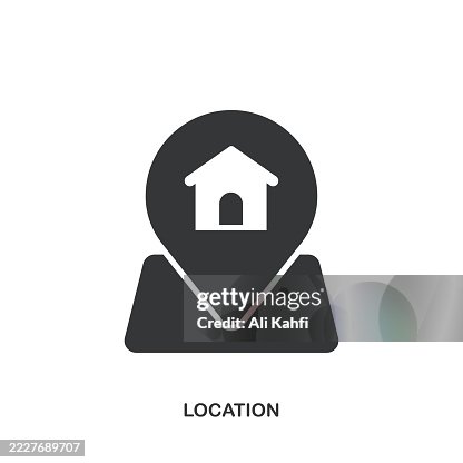 Location glyph solid icon. Solid icon that can be applied anywhere, simple, pixel perfect and modern style. Location glyph solid icon. Solid icon that can be applied anywhere, simple, pixel perfect and modern style.