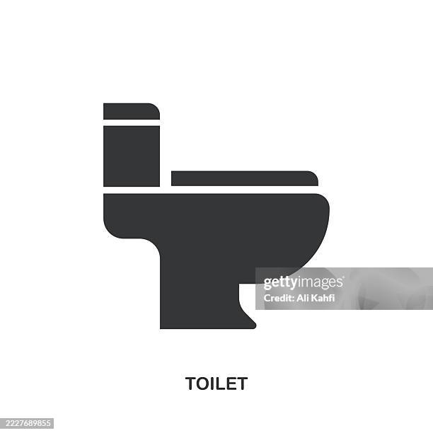 stockillustraties, clipart, cartoons en iconen met toilet glyph solid icon. solid icon that can be applied anywhere, simple, pixel perfect and modern style. - bordje toilet