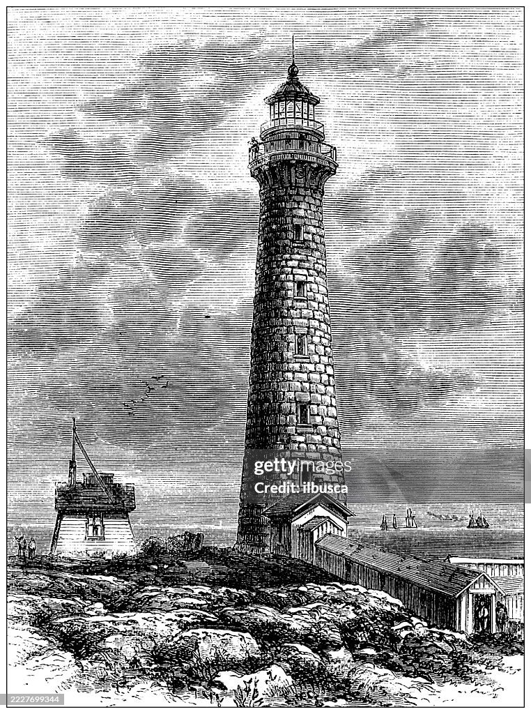 Lighthouses of the USA, Thatcher's Island, Cape Ann, Massachusetts