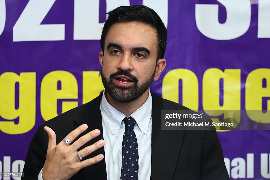 NYC Mayoral Candidate Zohran Mamdani Holds Press Conference On Midtown Shooting