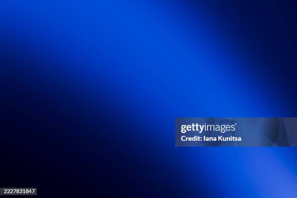 abstract smooth bright dark blue light and black gradient texture background. futuristic 3d pattern. design element. copy space, place for text. neon empty, blank banner. - navy blue texture stock pictures, royalty-free photos & images