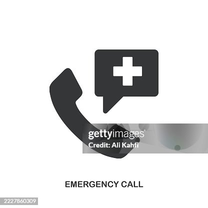 Emergency Call glyph solid icon. Solid icon that can be applied anywhere, simple, pixel perfect and modern style. Emergency Call glyph solid icon. Solid icon that can be applied anywhere, simple, pixel perfect and modern style.