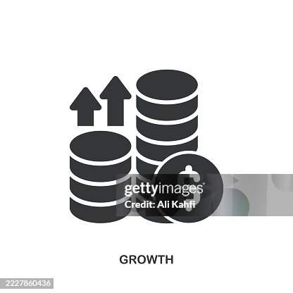 Growth glyph solid icon. Solid icon that can be applied anywhere, simple, pixel perfect and modern style. Growth glyph solid icon. Solid icon that can be applied anywhere, simple, pixel perfect and modern style.