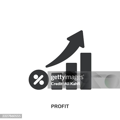 Profit glyph solid icon. Solid icon that can be applied anywhere, simple, pixel perfect and modern style. Profit glyph solid icon. Solid icon that can be applied anywhere, simple, pixel perfect and modern style.