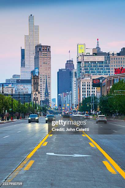 detroit, michigan - detroit michigan stock pictures, royalty-free photos & images
