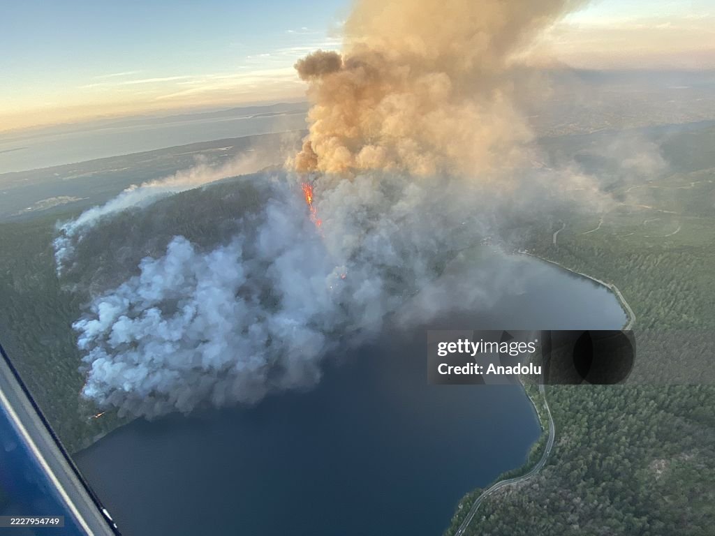 Wildfire in British Columbia spreads to 511 hectares