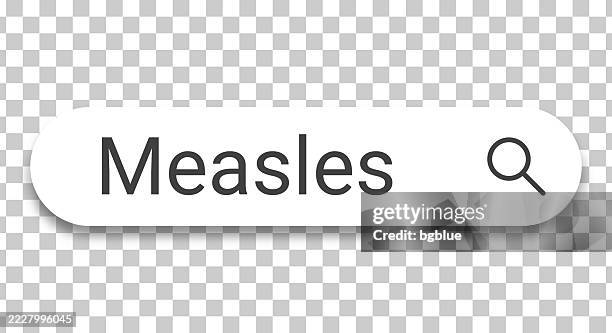 measles - search bar on transparent background - measles stock illustrations