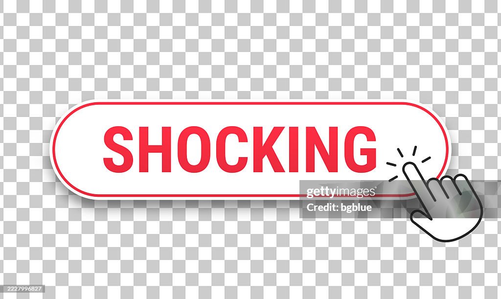 Shocking Help Button Shocking 3d Click Web Button With Hand Cursor On Blank Background High ...