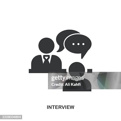Interview glyph solid icon. Solid icon that can be applied anywhere, simple, pixel perfect and modern style. Interview glyph solid icon. Solid icon that can be applied anywhere, simple, pixel perfect and modern style.