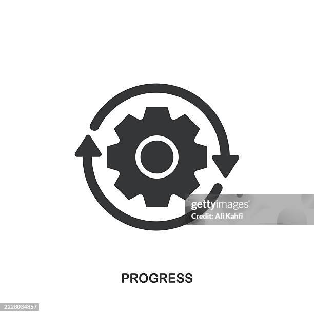 progress glyph solid icon. solid icon that can be applied anywhere, simple, pixel perfect and modern style. - climbing wall stock illustrations