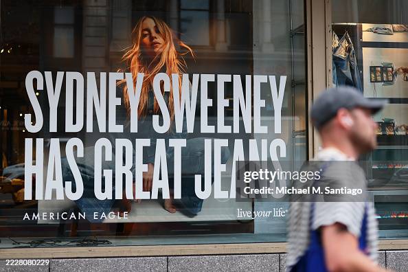 American Eagle Ad Campaign Featuring Actor Sydney Sweeney Draw Controversy American Eagle Ad Campaign Featuring Actor Sydney Sweeney Draw Controversy