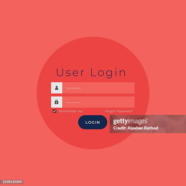 login page. notebook and online login form, sign in page. user profile, access to account concepts. vector illustration. stock illustration stock illustration - india election stock illustrations